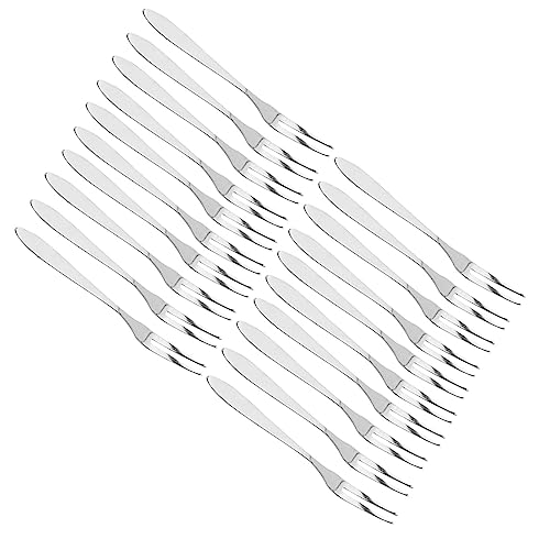 Focket Edelstahl -Obstgabel -Set Langlebiger Langgang Cake Desert Forks für Partyveranstaltungen 20pcs Focket Edelstahl -Obstgabel -Set Langlebiger Langgang Cake Desert Forks für Partyveranstaltungen 20pcs von Focket