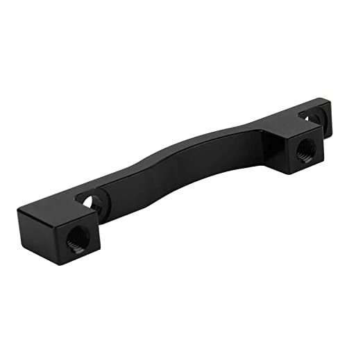 Focket Fahrradbremsadapter Langable Aluminiumlegierung AF203 für die Frontgabel 203 Mm Gold für die Fahrradreparatur (A-Pillar-F203 Schwarz) von Focket