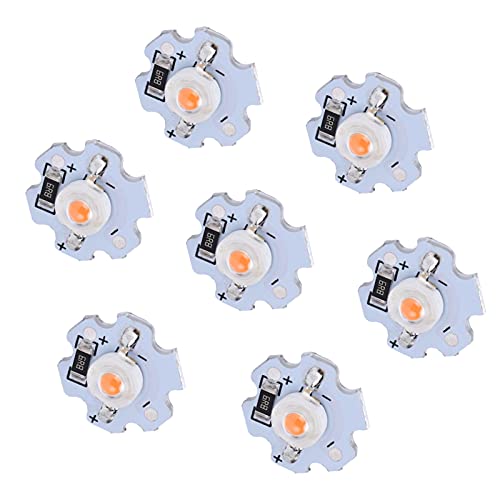 Focket Hohe Helligkeit 1W LED -Chips 10pcs 5 -V Lampenperlen für DIY Beleuchtungskörper. Start, Geringer Stromverbrauch, Passt für Taschenlampen, Scheinwerfer (#5) von Focket