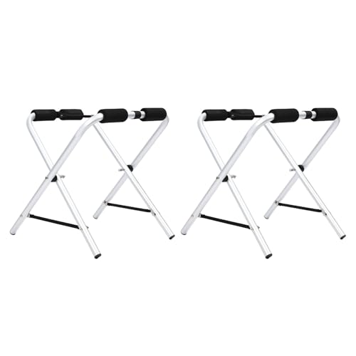 Focket Kajakständer, 2PCS Portable Folding Aluminiumlegierung Kajak Storage Rack 150 Lb Kapazität 17 Zoll Höhe Kanuständer für Paddel Indoor und Outdoor Focket Kajakständer, 2PCS Portable Folding Aluminiumlegierung Kajak Storage Rack 150 Lb Kapazität 17 Zoll Höhe Kanuständer für Paddel Indoor und Outdoor von Focket