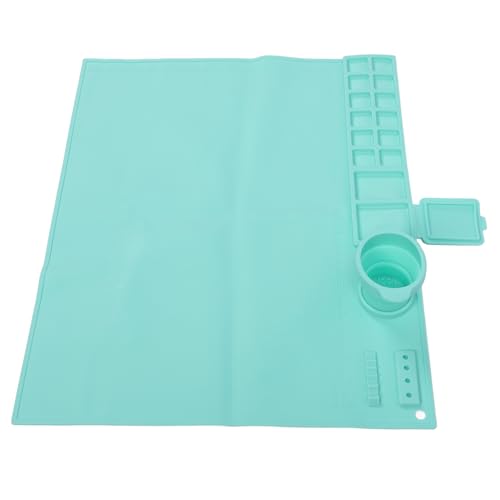 Focket Kids Art Matte, Weichwaschbar Wiederverwendbares Silikonmalermatte mit Multi -Funktions -Verwendung für Harz DIY Clay von Focket