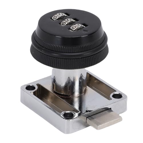 Focket Kombinationsschloss für Schränke, 3-stelliges, schlüsselloses Sicherheitsschloss mit Passwort und rücksetzbarem Code für Schränke, Schubladen, Briefkästen, Schließfächer von Focket