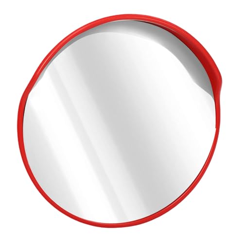 Focket Konvexspiegel, verstellbarer Sicherheitsspiegel mit Weitwinkel, drehbarer Halterung, für Innen- und Außenbereiche, Einfahrten, Parkplätze, Garagen, tote Winkel (45 cm) von Focket