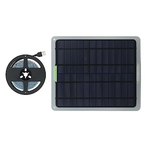 Focket LED Pflanze wachsen Lichtstreifen, Solar USB wachsen Lichtbalken 9.8ft wasserdicht Vollspektrum Wachstumslampe für Zimmerpflanzen, Sukkulenten Hydroponik Gewächshaus Gartenarbeit von Focket