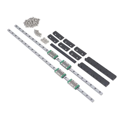Focket Lineares Schienenführungskit mit Zwei Y -Achse, Hochpräziser 3D -Drucker Linear Rail Kit mit Schiebeblock für Neptun 3 Plus 4 Plus 3D Drucker Upgrades von Focket