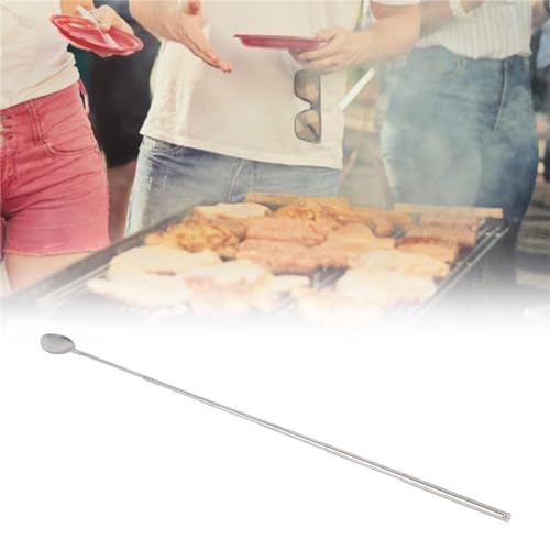 Focket Löffel Verlängerter Griff aus Edelstahl Zum Grillen, Teleskopisch 62 Cm Rührlöffel Zum Würzen Täglicher Kochvorrichtungen Focket Löffel Verlängerter Griff aus Edelstahl Zum Grillen, Teleskopisch 62 Cm Rührlöffel Zum Würzen Täglicher Kochvorrichtungen von Focket