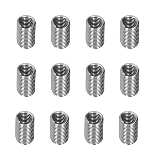 Focket Männliche Weibliche Gewinde Reduzierende Nuss 100pcs Edelstahlverschluss M6x1 für Gewindereparaturwerkzeug (3D) von Focket
