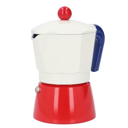 Focket Offetop -Espressomaker, 3 Tasse Aluminium -Mokka Topf mit Klassischer Italienischer Kaffeemaschine für Zuhause und Camping von Focket