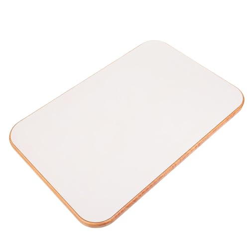 Focket RV -Tischplatte, 23.23x15.35 Zoll Rechteckig Massives Holzboot -Desktop -Tafel mit Glatte Oberfläche, Leicht zu Reinigende, Abgerundete Ecken Arbeitsplatte für (White) von Focket
