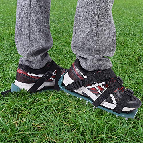 Focket Rasenspikeschuhe EasyTowear Lerator Sandalen Kanzlei Gurte für Rasenpflegegartenwerkzeug Tool (3 Riemen) von Focket