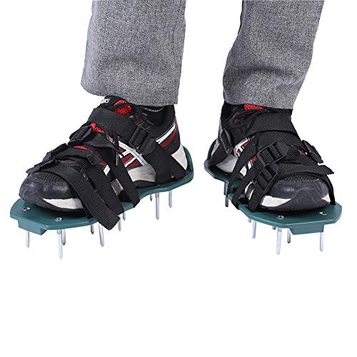 Focket Rasenspikeschuhe EasyTowear Lerator Sandalen Kanzlei Gurte für Rasenpflegegartenwerkzeug Tool (4 Riemen) von Focket