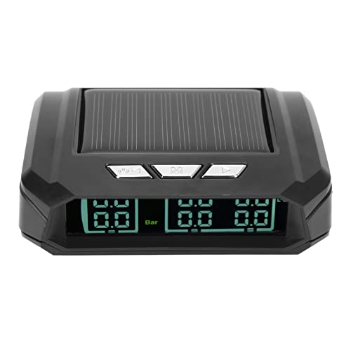 Focket Reifendruck-Kontrollsystem, Drahtloses TPMS-Reifendruckkontrollsystem mit Solarladung, TPMS-Monitor mit 6 Sensoren, Großbild-LCD-Display, Automatischer Alarmmodus Focket Reifendruck-Kontrollsystem, Drahtloses TPMS-Reifendruckkontrollsystem mit Solarladung, TPMS-Monitor mit 6 Sensoren, Großbild-LCD-Display, Automatischer Alarmmodus von Focket