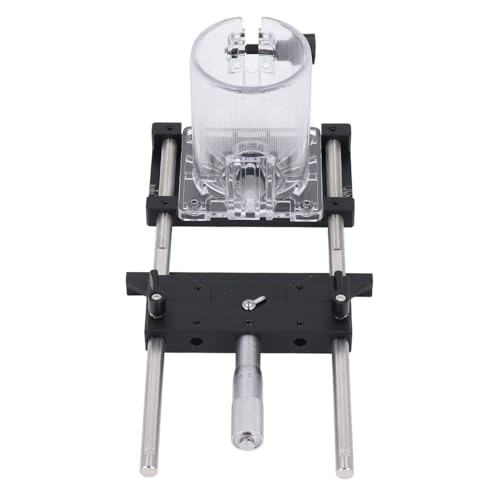 Focket Router Fluting Jig, Aluminiumlegierungs -Router -Jig mit Präzisen Flöten für Holzbearbeitungsprojekte, Einstellbar 0 18 Mm mit 0,01 Mm Genauigkeit für Schrankverkleidungen Möbelteile von Focket