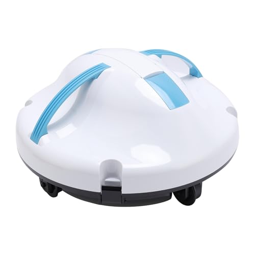 Focket Schnurloser Roboter-Pool-Reiniger, leistungsstarker automatischer Roboter-Pool-Sauger mit eingebautem 5200mAh-Akku, 120 Minuten Laufzeit für Schwimmbäder bis zu 1076.39 Sq.ft (EU-Stecker) von Focket
