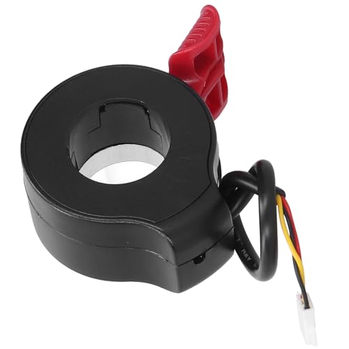 Focket Scooter -Finger -Drosselklappen Booster Nonslip Accelerator Grip Einfach zu Verwenden für Elektromutrücker, Erhöhtes Streifen Design für Einfache Beschleunigung (Rot) von Focket