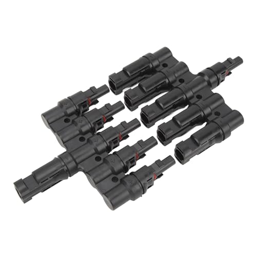 Focket Solar-Abzweigverbinder, 1 bis 5 Solarpanel-Anschluss, T-Abzweigverbinder, Kabelkupplung, Solardraht-Anschluss für Parallelverbindung zwischen Solarmodulen von Focket