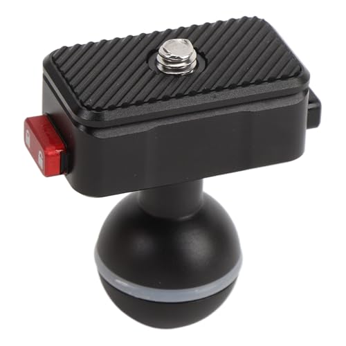 Focket Sportkamera Ball Mount -Adapter, Universal Sportkamera Reithalterung mit Schnellfreisetzungsbasis für Stativ -Selfie Stick Radfahren Focket Sportkamera Ball Mount -Adapter, Universal Sportkamera Reithalterung mit Schnellfreisetzungsbasis für Stativ -Selfie Stick Radfahren von Focket