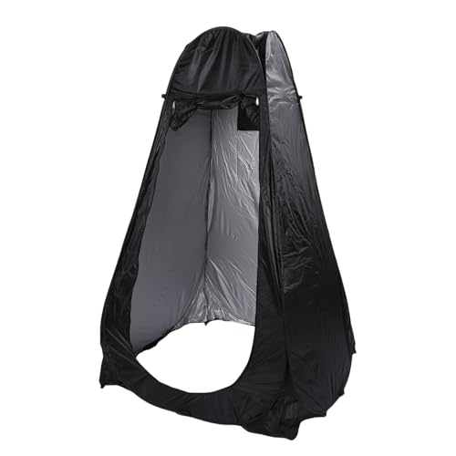 Focket Tragbare Toilette mit Pop -up -Datenschutzzelt, Tragbare Camping -Toilette mit Privatsphäre Duschzelt -Kit, Sofortiges Poping -Reisebereich Folding Töpfchen um Umkleidekabine von Focket