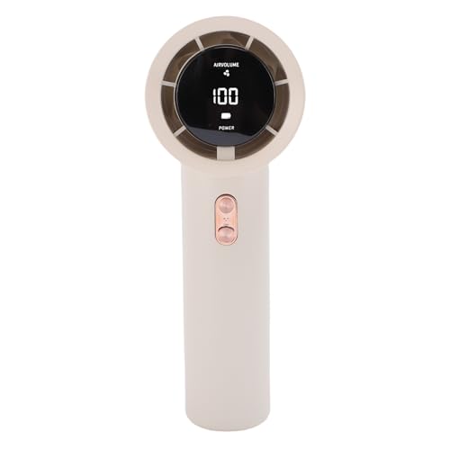 Focket Tragbarer Handventilator, 199-stufig einstellbarer persönlicher Turbo-Mini-Ventilator, USB-aufladbares, leichtes Kühlgerät mit Digitalanzeige, für Outdoor-Reisen und Camping von Focket