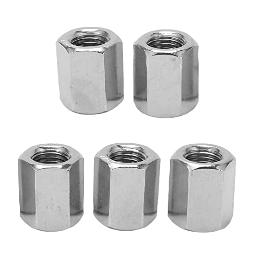 Focket Überwurfmuttern, Silber 5 STK. M16 Sechskant-Überwurfmuttern aus Edelstahl 304 Rostfrei, M16 X 2-24-L30mm Kupplungsmuttersatz Focket Überwurfmuttern, Silber 5 STK. M16 Sechskant-Überwurfmuttern aus Edelstahl 304 Rostfrei, M16 X 2-24-L30mm Kupplungsmuttersatz von Focket