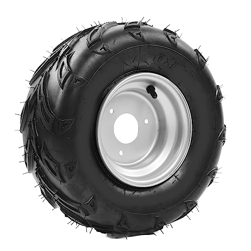 Fockety 16x8-7 Tubeless-Reifen mit Felge, einteiliger Montagereifen für ATV, UTV, Landwirtschaftsfahrzeug, Go-Kart, Mini-Bike, Rasenmäher, ATV UTV Landwirtschaftsfahrzeug-Umbauteile von Fockety