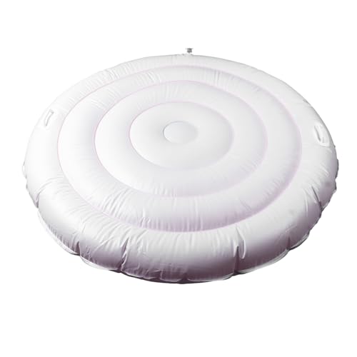 Aufblasbare Whirlpool-Abdeckung, Faltbarer, energiesparender Deckel für runde Whirlpools, schützende Regenüberlaufabdeckung für aufblasbare Whirlpools im Freien von Fockety