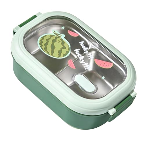 Fockety -Lunchbox, Robuste Thermo-Lunchbox aus Edelstahl, Sicher, Tragbar für das Büro (Grün) von Fockety