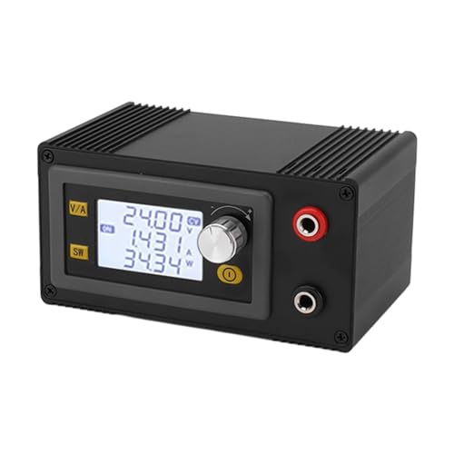 DC DC Buck Boost Converter, Variabler Spannungsregler, DC 6V-36V zu DC 0,6V-36V 5A 80W Netzteilmodul Step-Up-Down-Transformator mit LCD-Display, Einstellbare Spannung Geregelt von Fockety