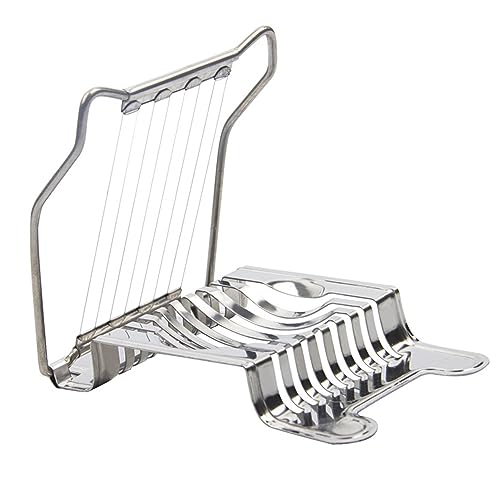 Eierschneider, Mehrzweck-Eierschneider aus Robustem Edelstahl, Leicht zu Reinigen, Glättet Sicheres Hartgekochtes Ei mit Stabilem Boden für Eier, Erdbeeren, Kiwi, Weiche Früchte Eierschneider, Mehrzweck-Eierschneider aus Robustem Edelstahl, Leicht zu Reinigen, Glättet Sicheres Hartgekochtes Ei mit Stabilem Boden für Eier, Erdbeeren, Kiwi, Weiche Früchte von Fockety