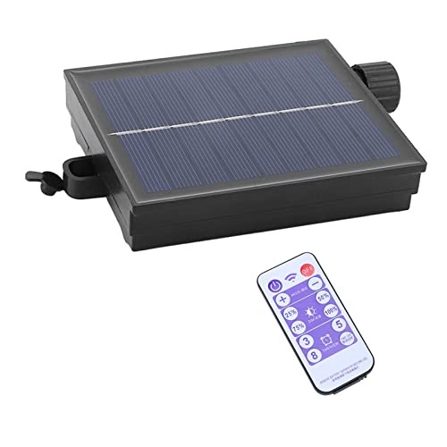 Ersatzsonnenpanel, Automatische wasserdichte einstellbare Sonnenstrang Lichtsteuerbox mit Fernbedienung, Leiterplatte für Solarlampen für Solarbetriebene Außenschleifen (Ausgang Flachdruck 3V) von Fockety