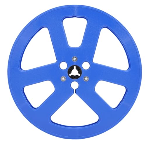Fockety 1/4 7 Zoll Leere Klebebandrolle, ABS -Kunststoff Universal Rolle, um eine Rolle mit 6 Winddichten Löcher für Open Sound Tape Recorder Aufzunehmen (BLUE) von Fockety