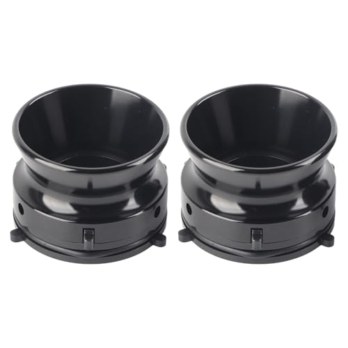 Fockety 1 Paar Nab Hub -Adapter, 10 Zoll Öffner Univeralladegerät für Unterständer, für AKAI, für, Nab Hub Gerät aus Polierertem Aluminium, Universal Adapter (BLACK) von Fockety