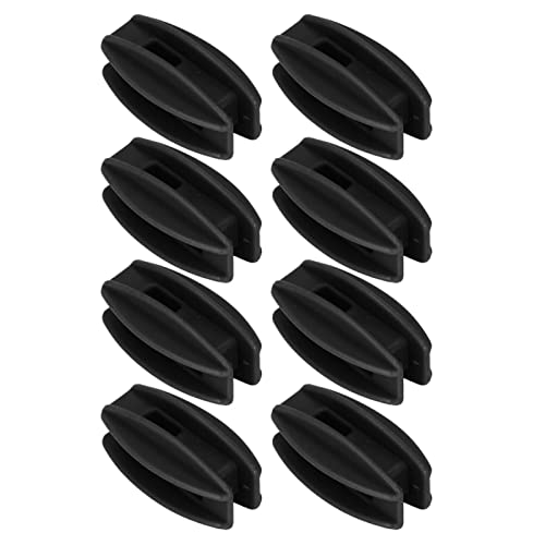 Fockety 100 Stücktrozaun-Isolator, ABER-AUZZEN-SCHUTZ-PFOSTENISOLATOR, WETHERBESTANDIGES ELEKTRONISHEN (BLACK) von Fockety