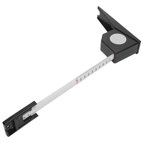 Fockety 2 Meter Höhenstaturmesser Langable Messband Herrscherwerkzeug für Erwachsene Heimgebrauch (BLACK) von Fockety