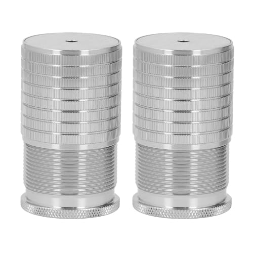 Fockety 2Pcs Möbel Risers, 1.69-2.95in einstellbare Höhe Möbel Beine Füße, 500kg Last Aluminiumlegierung Sofa Stuhl Bett Risers Tabelle Bein Extender für Couch Schreibtisch Stuhl Tabelle von Fockety