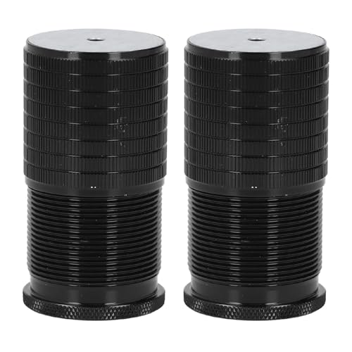 Fockety 2Pcs Möbel Risers, 1.69-2.95in einstellbare Höhe Möbel Beine Füße, 500kg Last Aluminiumlegierung Sofa Stuhl Bett Risers Tabelle Bein Extender für Couch Schreibtisch Stuhl Tabelle von Fockety