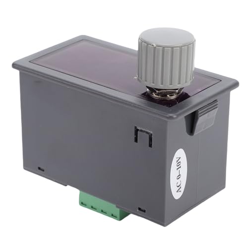 Fockety AC 0-10V Spannungssignalgenerator, 3-stellige Anzeige-Einstellungsspannungssimulator mit Multi-Turn-Potentiometer und 50-mA-Ausgang für SPS-Industriesteuerplatten und von Fockety