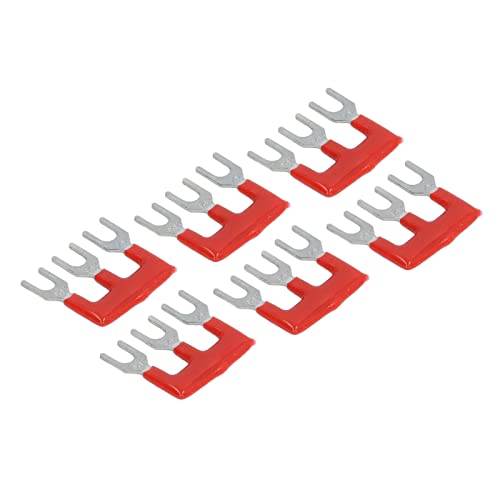 Fockety Anschlussstreifenblock Stabile Leistung Kupferleiter PVC Shell -Gabel -Anschlussstreifen für Konstruktionsstellen 20pcs (TB-1503) von Fockety