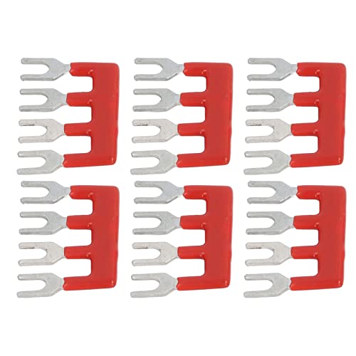 Fockety Anschlussstreifenblock Stabile Leistung Kupferleiter PVC Shell -Gabel -Anschlussstreifen für Konstruktionsstellen 20pcs (TB-1504) von Fockety