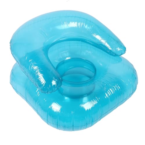 Fockety Aufblasbarer Sofa Stuhl, PVC Transparent Ergonomische Blow -up Stuhl Aufblasbare Couch für Innenschlafzimmer Balkon Im Freien Gartenpool Entspannung von Fockety