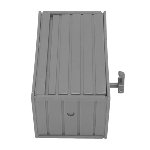 Fockety Auto Garagenschlüsselhalter mit Öffnungstür, ABS -Wandmontage Magnetverschluss Easy Installation Schlüsselorganisator für die Eingangsdekoration, 4 Bis 6 Halten (GREY) von Fockety