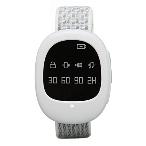 Fockety Bettnäss-Alarm, 2 in 1 Kabelloser Bettnäss-Alarm und Töpfchenuhr, Wiederaufladbare USB-Töpfchen-Trainingsuhr Bettnässen-Alarm mit 4 Timings, Musik und Vibration für Kinder von Fockety