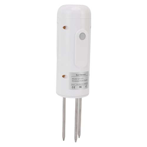 Fockety Bodentester, wasserdichtes Bodenfeuchtemessgerät mit Schutzklasse IP67 und kabellosem Zigbee Tuya Anschluss, Pflanzentemperatur Hygrometer Sensor aus Edelstahl 304 für Indoor Fockety Bodentester, wasserdichtes Bodenfeuchtemessgerät mit Schutzklasse IP67 und kabellosem Zigbee Tuya Anschluss, Pflanzentemperatur Hygrometer Sensor aus Edelstahl 304 für Indoor von Fockety