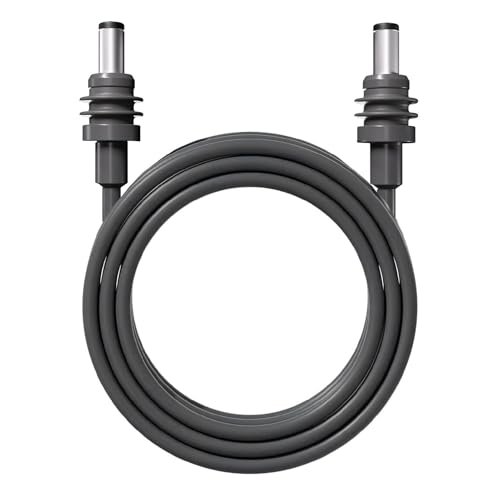 Fockety DC-zu-DC-Stecker-Stromkabel, IP68 Wasserdicht, 18 AWG-Draht, Plug-and-Play-Gummi-Kupfer-Gleichstrom-Verlängerungskabel, Verlängerte Länge, Gleichstrom-Verlängerungskabel, Ersatz von Fockety