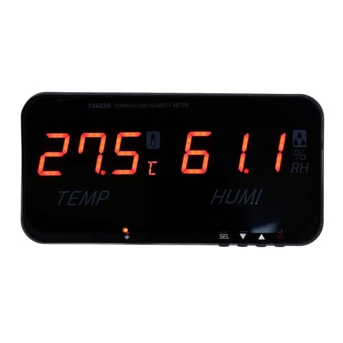 Fockety Digital Hygrometer Innen Thermometer, Hohe Genauigkeit Digitaler Temperatur-abend Feuchtigit-Monitor MIT Schwellens Alarm, Feuchtigitszähler-Raum-Thermometer für Zuhause, Keller Fockety Digital Hygrometer Innen Thermometer, Hohe Genauigkeit Digitaler Temperatur-abend Feuchtigit-Monitor MIT Schwellens Alarm, Feuchtigitszähler-Raum-Thermometer für Zuhause, Keller von Fockety