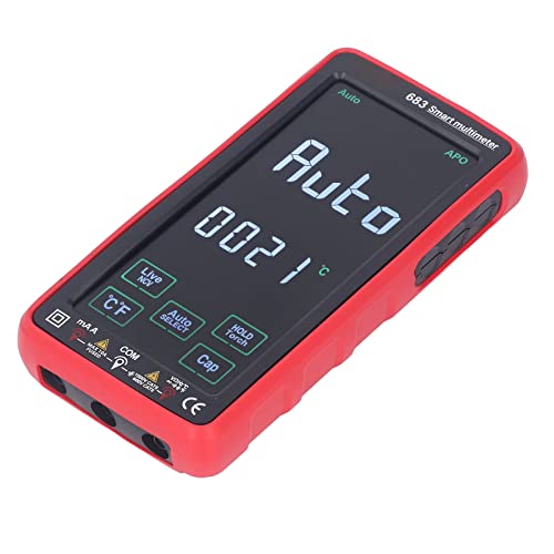 Fockety DigitalMultimeter, Hochpräziser -Touchscreen, Intelligenter Voltmeter, Intelligenter Elektrischer Tester, Brandsicherer Stromzähler MIT Automatischer Reichweiite, Figazität, Kapazität Fockety DigitalMultimeter, Hochpräziser -Touchscreen, Intelligenter Voltmeter, Intelligenter Elektrischer Tester, Brandsicherer Stromzähler MIT Automatischer Reichweiite, Figazität, Kapazität von Fockety