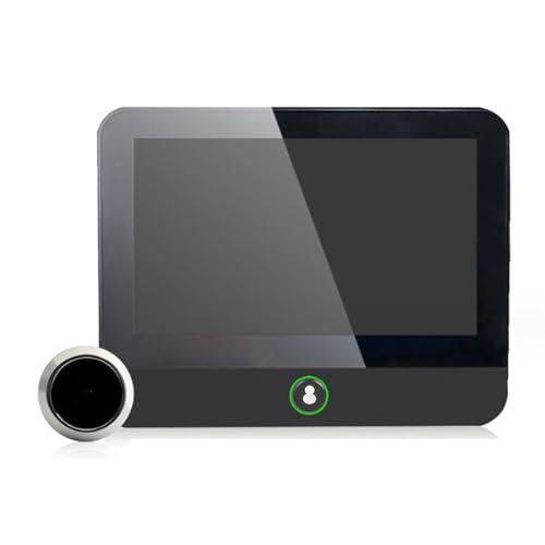 Fockety Digitaler Türspion, 1080P HD Türspionkamera mit LCD-Farbbildschirm, Bewegungserkennung und 120° Weitwinkel, WiFi-Video-Türspionkamera mit Wiederaufladbarem Akku für Zuhause von Fockety