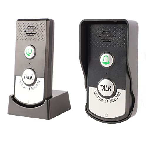 Fockety Drahtlose Intercom-Türklingeln, Sprach-Intercom-Türklingel, Ferngespräche, 3280 Fuß, 1000 M Reichweite, 3 Gänge, Einstellbarer Sound, Intercomunicador-Sprachtürklingel Fockety Drahtlose Intercom-Türklingeln, Sprach-Intercom-Türklingel, Ferngespräche, 3280 Fuß, 1000 M Reichweite, 3 Gänge, Einstellbarer Sound, Intercomunicador-Sprachtürklingel von Fockety