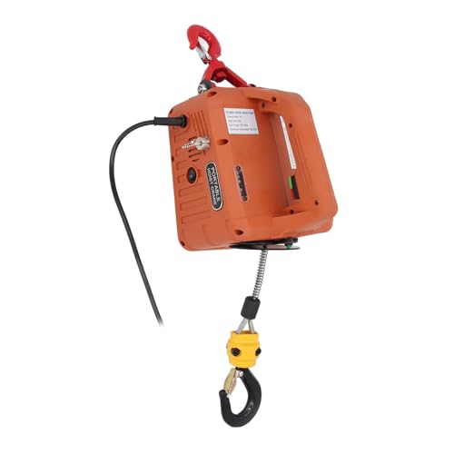 Fockety Elektrische Hebezeuge Winde, 1500W 1100 Lb Last 24,9 Fuß Höhe Tragbare Elektrische Winde, WLAN -Fernbedienungssteuerung Garagenlifter für Garage, Fabrik, Lager, Balkon (EU -Stecker 220 V) von Fockety