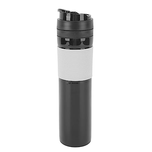 Fockety French-Press-Kaffeeemaschine, 300 Ml, 360 ° Auslaufschsicher, Tragbare Reise-Französisch-Press MIT Kanister Ein Der-Untersite, French-Press-Reisebecher-Kaffeepresse für Reisen, Camping von Fockety